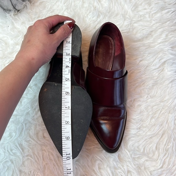 Vince Women’s Yaeger Oxblood Pointed-Toe Loafers Dress Shoes Size 6M US - Picture 9 of 17